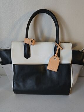 Reed Krakoff x Kohl’s Limited Edition Colorblock Tote Bag Black White